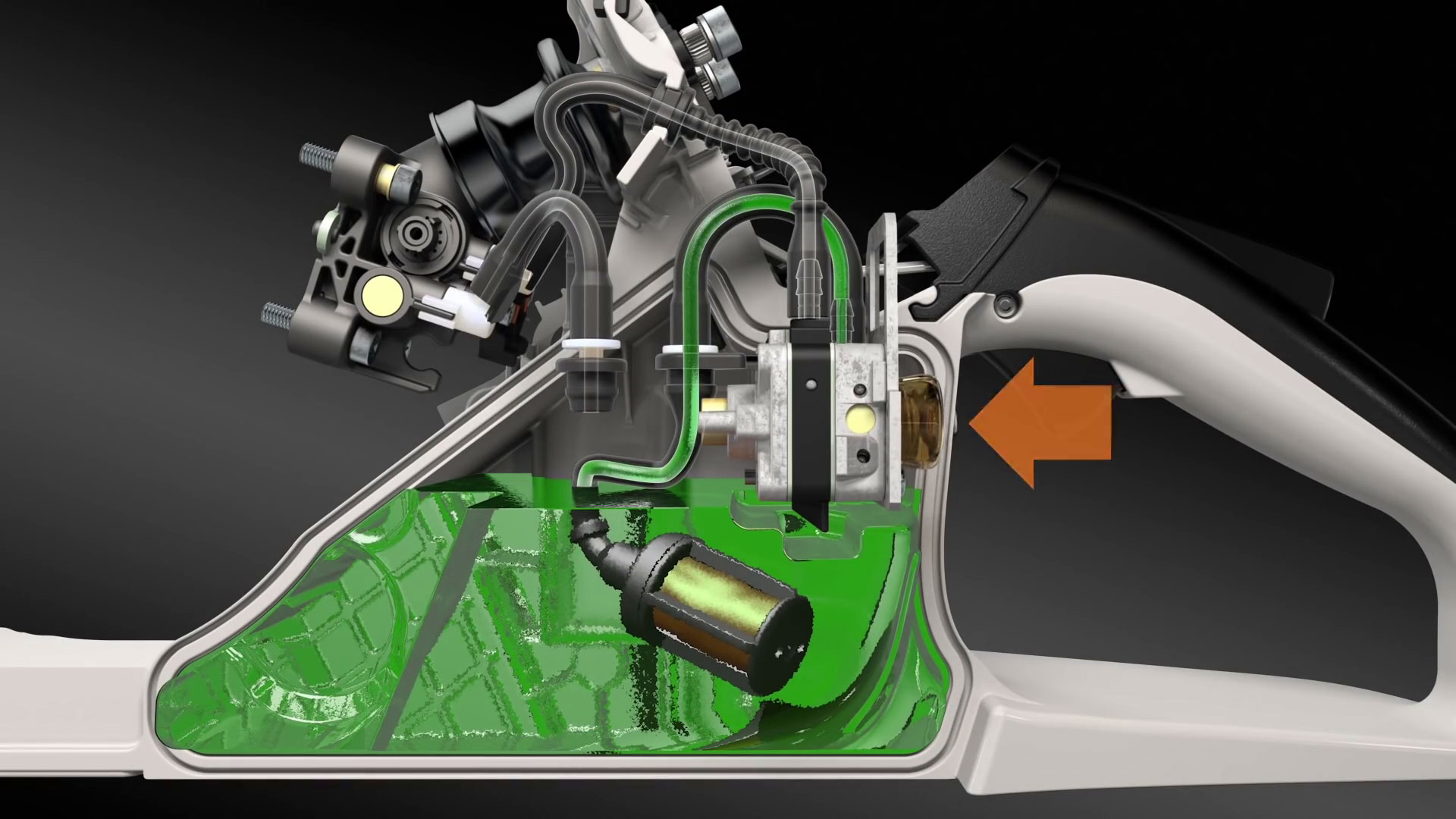 3D Animation - ANDREAS STIHL AG & Co. KG - The STIHL MS 500i is a true innovation: the world’s first chainsaw with electronically controlled fuel injection.